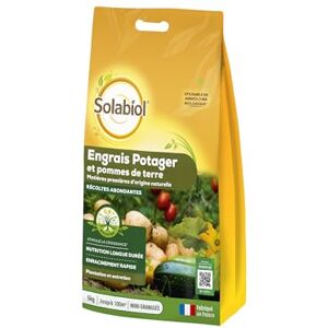 Solabiol Engrais Potager 5Kg Jusqu'à 100m² Nutrition Longue Durée Efficace Pour Tous Les Légumes Bonifie Le Sol Utilisable En Agriculture Biologique SOPOTY5B - Publicité Solabiol Engrais Potager 5Kg Jusqu'à 100m² Nutrition Longue Durée Efficace Pour Tous Les Légumes Bonifie Le Sol Utilisable En Agriculture Biologique SOPOTY5B - Publicité