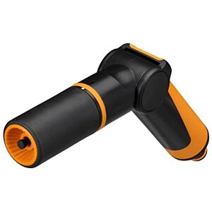 Fiskars Pistolet d'Arrosage, 2 Fonctions, Avec Jet Droit et Brume, Contrôle de Débit en Continu par le Pouce, Taille Universelle, Noir/Orange, 1065487 - Publicité Fiskars Pistolet d'Arrosage, 2 Fonctions, Avec Jet Droit et Brume, Contrôle de Débit en Continu par le Pouce, Taille Universelle, Noir/Orange, 1065487 - Publicité