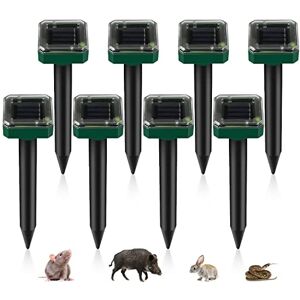 Aicharynic Lot de 8 répulsifs solaires anti-taupes : répulsif solaire à ultrasons, anti-taupes, anti-taupes, répulsif anti-taupes, répulsif contre les campagnols, lutte contre les parasites avec IP65 pour jardin - Publicité Aicharynic Lot de 8 répulsifs solaires anti-taupes : répulsif solaire à ultrasons, anti-taupes, anti-taupes, répulsif anti-taupes, répulsif contre les campagnols, lutte contre les parasites avec IP65 pour jardin - Publicité