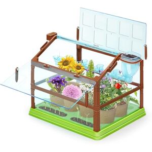 Nukinp Kit de Plantes pour Enfants, kit de Culture Plantes pour Enfants avec système d'irrigation, Jardinage éducatif pour garçons et Filles, sans graines ni Terre, Double étage - Publicité Nukinp Kit de Plantes pour Enfants, kit de Culture Plantes pour Enfants avec système d'irrigation, Jardinage éducatif pour garçons et Filles, sans graines ni Terre, Double étage - Publicité