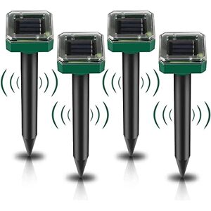 GAOUTO Lot de 4 répulsifs solaires anti-taupes : IP65 étanche Répulsif contre les taupes Répulsif solaire à ultrasons pour la répulsion des taupes Lutte contre les parasites pour le jardin - Publicité GAOUTO Lot de 4 répulsifs solaires anti-taupes : IP65 étanche Répulsif contre les taupes Répulsif solaire à ultrasons pour la répulsion des taupes Lutte contre les parasites pour le jardin - Publicité