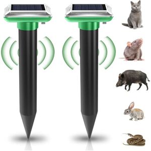 GAOUTO Lot de 2 répulsifs solaires anti-taupes : répulsif solaire à ultrasons, répulsif anti-taupes, répulsif contre les campagnols, lutte contre les parasites pour le jardin - Publicité GAOUTO Lot de 2 répulsifs solaires anti-taupes : répulsif solaire à ultrasons, répulsif anti-taupes, répulsif contre les campagnols, lutte contre les parasites pour le jardin - Publicité