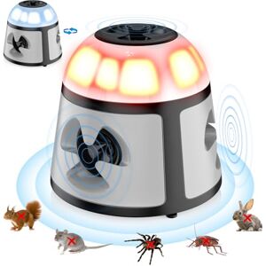 outsweat Ultrason Souris et Rats 360°, 4 Modes Répulsif Souris avec Lumière Clignotante, 200 M² Répulsifs Anti-Taupes Anti Souris Plug in, Extérieur Intérieur pour Rongeurs, Araignées, Cafards, Mites - Publicité outsweat Ultrason Souris et Rats 360°, 4 Modes Répulsif Souris avec Lumière Clignotante, 200 M² Répulsifs Anti-Taupes Anti Souris Plug in, Extérieur Intérieur pour Rongeurs, Araignées, Cafards, Mites - Publicité