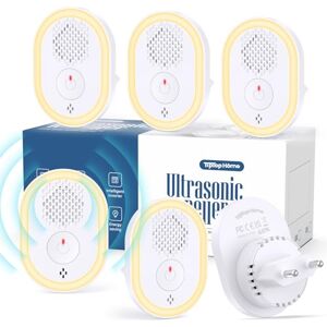 Tiptop Home Répulsif Ultrason Moustique Ultrason Souris Anti Moustique Ultrason, Répulsif à ultrasons insectifuge électronique et Anti-rongeurs pour Rongeurs,Souris,Moustique,Araignée,Cafard,Mouche, Lot De 6 - Publicité Tiptop Home Répulsif Ultrason Moustique Ultrason Souris Anti Moustique Ultrason, Répulsif à ultrasons insectifuge électronique et Anti-rongeurs pour Rongeurs,Souris,Moustique,Araignée,Cafard,Mouche, Lot De 6 - Publicité