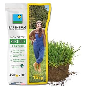 Barenbrug Gazon Rustique & Universel Adapté Tous Sols Installation Facile et Rapide Pousse à Basse Température Engrais Compatible Agriculture Biologique Fabriqué en France 15KG - Publicité Barenbrug Gazon Rustique & Universel Adapté Tous Sols Installation Facile et Rapide Pousse à Basse Température Engrais Compatible Agriculture Biologique Fabriqué en France 15KG - Publicité