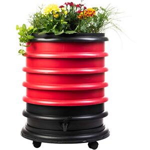 WormBox Lombricomposteur 4 Plateaux Rouge + Jardinière 64 litres Compostez Vos déchets organiques, Les vers de Terre/lombrics produisent du lombricompost - Publicité WormBox Lombricomposteur 4 Plateaux Rouge + Jardinière 64 litres Compostez Vos déchets organiques, Les vers de Terre/lombrics produisent du lombricompost - Publicité