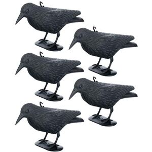 Brandsseller Corbeau Noir en Plastique 36 x 20 cm Répulsif Pigeons Effaroucheur Contre Les Petits Oiseaux et Les Pigeons Dissuasion respectueuse des Animaux Lot de 5 - Publicité Brandsseller Corbeau Noir en Plastique 36 x 20 cm Répulsif Pigeons Effaroucheur Contre Les Petits Oiseaux et Les Pigeons Dissuasion respectueuse des Animaux Lot de 5 - Publicité