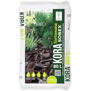 Sobex Copeaux d'écorce en Bois paillis d'aménagement paysager Propre 80 L qualité 20-50 mm - Publicité Sobex Copeaux d'écorce en Bois paillis d'aménagement paysager Propre 80 L qualité 20-50 mm - Publicité