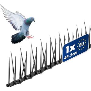 KADAX Répulsif anti-oiseaux en noir – pics anti-pigeons efficaces en plastique, résistants aux intempéries et polyvalents, protection pour balcon, toit et fenêtre - Publicité KADAX Répulsif anti-oiseaux en noir – pics anti-pigeons efficaces en plastique, résistants aux intempéries et polyvalents, protection pour balcon, toit et fenêtre - Publicité