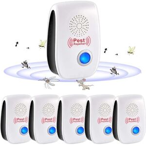 RUTIDA Répulsif Ultrason Anti-Rongeurs Insectes, 6 Pack Ultrason Anti Moustique Ultrason Souris et Rats, Intérieur Répulsif Électronique Insectes Anti Souris, Moustiques, Cafards, Rats, Fourmis, Araignées - Publicité RUTIDA Répulsif Ultrason Anti-Rongeurs Insectes, 6 Pack Ultrason Anti Moustique Ultrason Souris et Rats, Intérieur Répulsif Électronique Insectes Anti Souris, Moustiques, Cafards, Rats, Fourmis, Araignées - Publicité