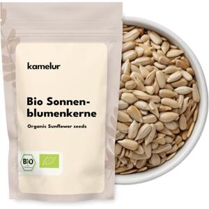 Kamelur 2kg de graines de tournesol BIO décortiquées graines de tournesol de haute qualité pour la pâtisserie et autres graines de tournesol en emballage biodégradable - Publicité Kamelur 2kg de graines de tournesol BIO décortiquées graines de tournesol de haute qualité pour la pâtisserie et autres graines de tournesol en emballage biodégradable - Publicité
