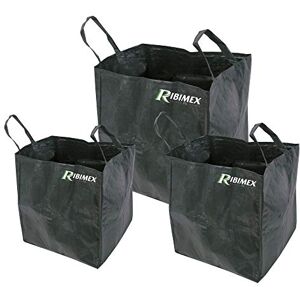 RIBIMEX Lot de 3 sacs de jardin multifonctions 70, 100 et 170L - Publicité RIBIMEX Lot de 3 sacs de jardin multifonctions 70, 100 et 170L - Publicité