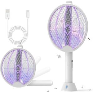 DHsdlpLU Raquette Électrique Anti Moustique Tapette à Mouche et Guepes Répulsif USB Rechargeable Protection Maille 3 Couches pour Intérieur Extérieur - Publicité DHsdlpLU Raquette Électrique Anti Moustique Tapette à Mouche et Guepes Répulsif USB Rechargeable Protection Maille 3 Couches pour Intérieur Extérieur - Publicité