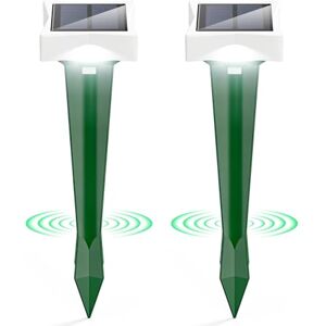 outsweat Anti Taupe Solaire avec LED et 3 Modes, 2/4 pièce Piege A Taupe pour Jardin, Large portée et Protection Contre l'eau Repulsifs Ultrasons pour Taupes, Rats, Serpents - Publicité outsweat Anti Taupe Solaire avec LED et 3 Modes, 2/4 pièce Piege A Taupe pour Jardin, Large portée et Protection Contre l'eau Repulsifs Ultrasons pour Taupes, Rats, Serpents - Publicité