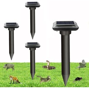 Queath Lot de 4 répulsifs solaires Anti-Taupes Répulsif Contre Les Taupes Répulsif Contre Les campagnols Répulsif à ultrasons Répulsif Solaire Contre Les Taupes - Publicité Queath Lot de 4 répulsifs solaires Anti-Taupes Répulsif Contre Les Taupes Répulsif Contre Les campagnols Répulsif à ultrasons Répulsif Solaire Contre Les Taupes - Publicité