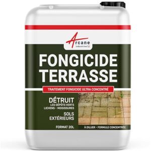 ARCANE INDUSTRIES anti mousse terrasse, produit anti-mousse concentré pour 250m², traitement fongicide et anti-depot, algicide pour sol pierre et bois 20 L - Publicité ARCANE INDUSTRIES anti mousse terrasse, produit anti-mousse concentré pour 250m², traitement fongicide et anti-depot, algicide pour sol pierre et bois 20 L - Publicité