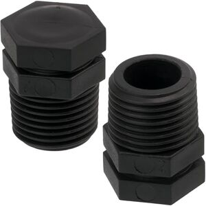 AERZETIX Lot de 5 Bouchons Mâles 1/2" à Visser en Polyéthylène pour Tuyau d'Arrosage Système Goutte à Goutte Raccord Circuit Capuchon Irrigation Pression Max 10 Bars Noir - Publicité AERZETIX Lot de 5 Bouchons Mâles 1/2" à Visser en Polyéthylène pour Tuyau d'Arrosage Système Goutte à Goutte Raccord Circuit Capuchon Irrigation Pression Max 10 Bars Noir - Publicité