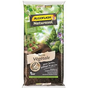 Algoflash NATURASOL Terre Végétale Enrichie, Prête à l'emploi, Pour sols appauvris, 40 L, ATVEG40 - Publicité Algoflash NATURASOL Terre Végétale Enrichie, Prête à l'emploi, Pour sols appauvris, 40 L, ATVEG40 - Publicité