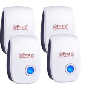 HNYGS-EU Répulsif Ultrason Anti-Rongeurs Insectes, Contre Les Insectes & Intérieur Répulsif Électronique Anti Souris, Moustiques, Cafards, Rats, Fourmis, Araignées (4 Pack) - Publicité HNYGS-EU Répulsif Ultrason Anti-Rongeurs Insectes, Contre Les Insectes & Intérieur Répulsif Électronique Anti Souris, Moustiques, Cafards, Rats, Fourmis, Araignées (4 Pack) - Publicité