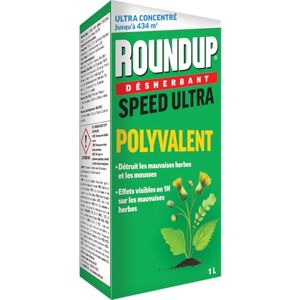 Roundup Désherbant Concentré Multi-usages 1L - Publicité Roundup Désherbant Concentré Multi-usages 1L - Publicité