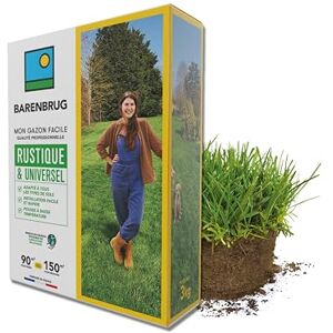 Barenbrug Gazon Rustique & Universel Adapté Tous Sols Installation Facile et Rapide Pousse à Basse Température Engrais Compatible Agriculture Biologique Fabriqué en France 3KG - Publicité Barenbrug Gazon Rustique & Universel Adapté Tous Sols Installation Facile et Rapide Pousse à Basse Température Engrais Compatible Agriculture Biologique Fabriqué en France 3KG - Publicité