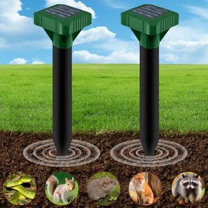 PQETBV Repulsif Taupe Solaire, Anti Taupe Solaire Vibration et Ultrasons pour Protéger Votre Jardins Pelouse des Taupes, Marmottes, Campagnols, Serpents et Gaufres (AR08S) - Publicité PQETBV Repulsif Taupe Solaire, Anti Taupe Solaire Vibration et Ultrasons pour Protéger Votre Jardins Pelouse des Taupes, Marmottes, Campagnols, Serpents et Gaufres (AR08S) - Publicité