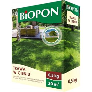 Biopon Graines de gazon pour l'ombre 0,5 kg – Pelouse d'ombrage pour gazon robuste et résistant – Graine de gazon d'ombrage efficace pour un beau jardin – 0,5 kg de graines pour 20 m² de gazon - Publicité Biopon Graines de gazon pour l'ombre 0,5 kg – Pelouse d'ombrage pour gazon robuste et résistant – Graine de gazon d'ombrage efficace pour un beau jardin – 0,5 kg de graines pour 20 m² de gazon - Publicité