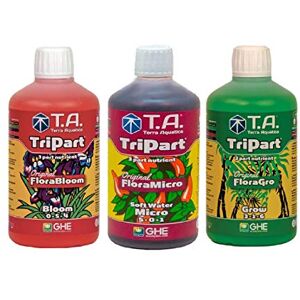 Terra Aquatica Ghe Pack de Culture Indoor 3x0,5L Tripart® Soft Water FloraSeries StarterKit Grow/Bloom Made in France Riche en minéraux Hydroponie AUXINE Jardinerie Alternative® - Publicité Terra Aquatica Ghe Pack de Culture Indoor 3x0,5L Tripart® Soft Water FloraSeries StarterKit Grow/Bloom Made in France Riche en minéraux Hydroponie AUXINE Jardinerie Alternative® - Publicité