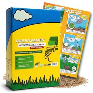 ARPON Herbe de jardin universelle de 40 m², 1 kg Idéal pour les jardins et les pelouses de loisirs Résistant à une utilisation intensive Graines d'herbe à germination rapide - Publicité ARPON Herbe de jardin universelle de 40 m², 1 kg Idéal pour les jardins et les pelouses de loisirs Résistant à une utilisation intensive Graines d'herbe à germination rapide - Publicité