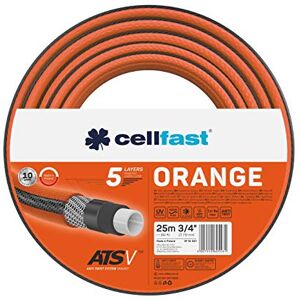 Cellfast ORANGE ATSV™ Tuyau d'arrosage 5 couches Résistant aux UV Pression d'éclatement (3/4" 25 m) - Publicité Cellfast ORANGE ATSV™ Tuyau d'arrosage 5 couches Résistant aux UV Pression d'éclatement (3/4" 25 m) - Publicité