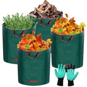 YIYADI 4x300L Sacs de Jardin,Sac Jardinage Déchets,Pliables et réutilisables,étanche Grande Sacs avec Poignées,Sacs Poubelle de Jardin,pour Mauvaises Herbes,Feuilles et ordures - Publicité YIYADI 4x300L Sacs de Jardin,Sac Jardinage Déchets,Pliables et réutilisables,étanche Grande Sacs avec Poignées,Sacs Poubelle de Jardin,pour Mauvaises Herbes,Feuilles et ordures - Publicité