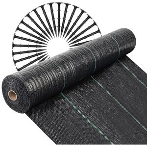 garden mile Jardin Mile® 1m x 50m Tissu Anti Mauvaises Herbes Ultra résistant de Membrane paillis Sol Jardin Allée Paysage - Publicité garden mile Jardin Mile® 1m x 50m Tissu Anti Mauvaises Herbes Ultra résistant de Membrane paillis Sol Jardin Allée Paysage - Publicité