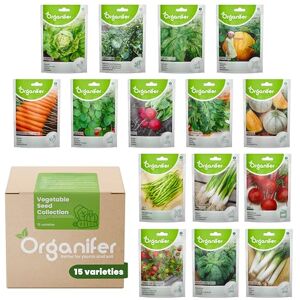 Organifer Paquet De Graines De Légumes Graines De Potager Graines De Légumes Graines D'Épinards Graines De Cresson Graines De Laitue 15 Variétés Essentielles - Publicité Organifer Paquet De Graines De Légumes Graines De Potager Graines De Légumes Graines D'Épinards Graines De Cresson Graines De Laitue 15 Variétés Essentielles - Publicité