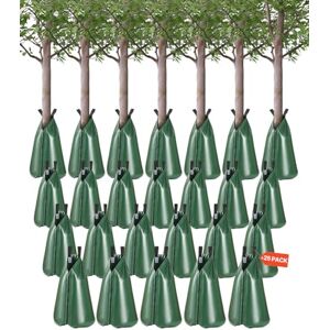 VEVOR Sac d'arrosage d'arbres, 25 pcs, sac d'irrigation d'arbres, 75,7 L, goutte à goutte, rechargeable, libération lente 5-9 heures avec fermeture éclair, durable, pour ciblage des racines profondes - Publicité VEVOR Sac d'arrosage d'arbres, 25 pcs, sac d'irrigation d'arbres, 75,7 L, goutte à goutte, rechargeable, libération lente 5-9 heures avec fermeture éclair, durable, pour ciblage des racines profondes - Publicité
