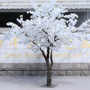 CYMYYDS Arbre De Fleurs De Cerisier Artificiel pour Centre Commercial De Fête Fausse Décoration De Fleurs en Soie Sakura Faite à Main Fausses Fleurs Réalistes par Plantes De Jardin,Round-2x1.5m - Publicité