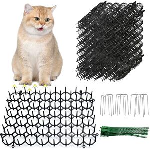 KOKMEYA Lot de 24 Tapis Anti Chat à Picots (20x15cm) Répulsif Chat avec 10 Piquets de Fixation et 30 Attaches Grille Dissuasive pour Jardin, Canapé et Plantes Barrière Intérieur/Extérieur - Publicité KOKMEYA Lot de 24 Tapis Anti Chat à Picots (20x15cm) Répulsif Chat avec 10 Piquets de Fixation et 30 Attaches Grille Dissuasive pour Jardin, Canapé et Plantes Barrière Intérieur/Extérieur - Publicité