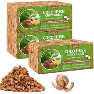 Riare Substrat de copeaux de Coco pour Plantes, substrat de Noix de Coco à Haute Expansion, paillis pour Fleurs de Jardin, Herbes, Plantation (6 pcs) - Publicité Riare Substrat de copeaux de Coco pour Plantes, substrat de Noix de Coco à Haute Expansion, paillis pour Fleurs de Jardin, Herbes, Plantation (6 pcs) - Publicité