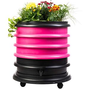 WormBox Lombricomposteur 3 Plateaux Fushia + Jardinière 48 litres Compostez Vos déchets organiques, Les vers de Terre/lombrics produisent du lombricompost - Publicité WormBox Lombricomposteur 3 Plateaux Fushia + Jardinière 48 litres Compostez Vos déchets organiques, Les vers de Terre/lombrics produisent du lombricompost - Publicité