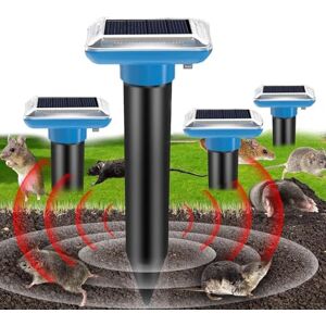 YOUKK Lot de 4 répulsifs solaires Anti-Taupes Répulsif Contre Les Taupes Répulsif Contre Les campagnols Répulsif à ultrasons pour Taupes - Publicité YOUKK Lot de 4 répulsifs solaires Anti-Taupes Répulsif Contre Les Taupes Répulsif Contre Les campagnols Répulsif à ultrasons pour Taupes - Publicité