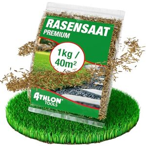 ATHLON TOOLS Dekorasen Graines de gazon 1 kg / 40 m² Printemps/été Germination rapide Pour la décoration et la décoration - Publicité ATHLON TOOLS Dekorasen Graines de gazon 1 kg / 40 m² Printemps/été Germination rapide Pour la décoration et la décoration - Publicité
