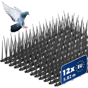 KADAX Lot de 12 Répulsif pour Oiseaux en Plastique, Pics Anti-Pigeons, Protection Contre Les Oiseaux pour Balcon, fenêtre, Toit, Jardin, répulsif pour Oiseaux pour éloigner Les Oiseaux, Protection - Publicité KADAX Lot de 12 Répulsif pour Oiseaux en Plastique, Pics Anti-Pigeons, Protection Contre Les Oiseaux pour Balcon, fenêtre, Toit, Jardin, répulsif pour Oiseaux pour éloigner Les Oiseaux, Protection - Publicité