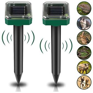 Behogan Lot de 2 répulsifs solaires Anti-Taupes : IP65 étanche à l'eau, répulsif Contre Les campagnols Solaire, répulsif à ultrasons pour la répulsion, Lutte Contre Les parasites pour Le Jardin - Publicité Behogan Lot de 2 répulsifs solaires Anti-Taupes : IP65 étanche à l'eau, répulsif Contre Les campagnols Solaire, répulsif à ultrasons pour la répulsion, Lutte Contre Les parasites pour Le Jardin - Publicité
