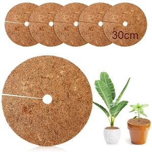 ROTKUSZ 6 Pièces Tapis de Coco Plantes, 30cm Disques de Paillage Coco, Tapis de Paillage en Fibre de Coco, Tapis de Noix de Coco Disque paillis Pot, Protection Hivernale pour Plantes - Publicité ROTKUSZ 6 Pièces Tapis de Coco Plantes, 30cm Disques de Paillage Coco, Tapis de Paillage en Fibre de Coco, Tapis de Noix de Coco Disque paillis Pot, Protection Hivernale pour Plantes - Publicité