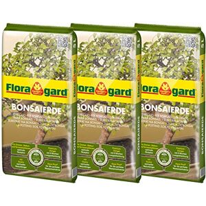Floragard Terreau pour Bonsai Terreau Spécial pour Bonsaïs Exigeants, avec Granulés d'argile, Vital-Ton et Engrais Naturel Guano 3x5L - Publicité Floragard Terreau pour Bonsai Terreau Spécial pour Bonsaïs Exigeants, avec Granulés d'argile, Vital-Ton et Engrais Naturel Guano 3x5L - Publicité