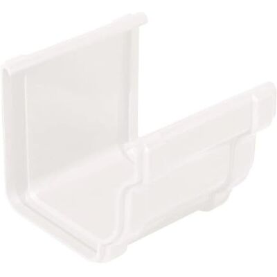 FIRST PLAST Gouttière PVC carrée BEST Jonction longue BI-SYSTEM PVC BEST carrée blanc - Publicité FIRST PLAST Gouttière PVC carrée BEST Jonction longue BI-SYSTEM PVC BEST carrée blanc - Publicité