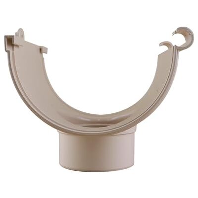 First Plast Gouttière PVC 33 demi-ronde Naissance centrale avec support Bi System PVC 33 demi-ronde Sable - Publicité First Plast Gouttière PVC 33 demi-ronde Naissance centrale avec support Bi System PVC 33 demi-ronde Sable - Publicité