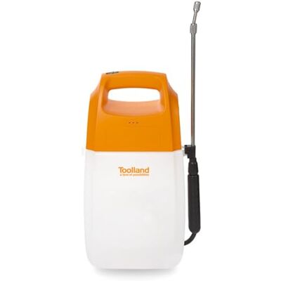 Toolland a land of possibilities Toolland Pulvérisateur à Batterie Rechargeable 6L, pulverisateur électrique avec Lance, buse réglable, Ceinture, pulvérisateur de Jardin pour arrosage, désherbage et Protection des Plantes, Blanc, - Publicité Toolland a land of possibilities Toolland Pulvérisateur à Batterie Rechargeable 6L, pulverisateur électrique avec Lance, buse réglable, Ceinture, pulvérisateur de Jardin pour arrosage, désherbage et Protection des Plantes, Blanc, - Publicité