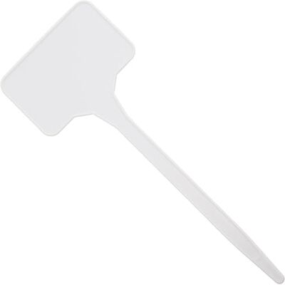 AERZETIX C73790 Lot de 10 Pancartes jalons étiquettes de marquage pour plantes et fleurs 15x3.5x5.5 cm horticulture semis en pot jardin cultures potager en plastique couleur blanc - Publicité AERZETIX C73790 Lot de 10 Pancartes jalons étiquettes de marquage pour plantes et fleurs 15x3.5x5.5 cm horticulture semis en pot jardin cultures potager en plastique couleur blanc - Publicité