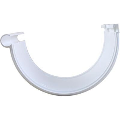 FIRST PLAST Gouttière PVC 33 demi-ronde Jonction longue BI-SYTEM PVC 33 demi-ronde blanc - Publicité FIRST PLAST Gouttière PVC 33 demi-ronde Jonction longue BI-SYTEM PVC 33 demi-ronde blanc - Publicité