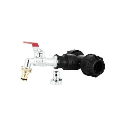 Multicuves Kit couplage cuve Raccord Té Ø32 mm + Robinet laiton chromé 15 mm + Nez 20/27 - Publicité Multicuves Kit couplage cuve Raccord Té Ø32 mm + Robinet laiton chromé 15 mm + Nez 20/27 - Publicité